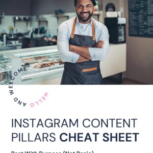 Instagram Content Pillars Cheat Sheet (Free Download)