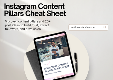 Instagram Content Pillars Cheat Sheet (Free Download)