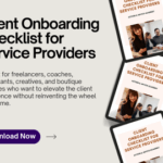 Client Onboarding Checklist for Service Providers (Free Download)