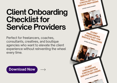 Client Onboarding Checklist for Service Providers (Free Download)