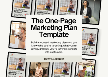 The One-Page Marketing Plan Template (Free Download)