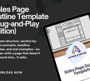 Sales Page Outline Template