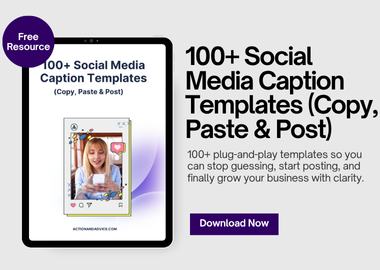 100+ Social Media Caption Templates (Copy, Paste & Post) [Free Download]